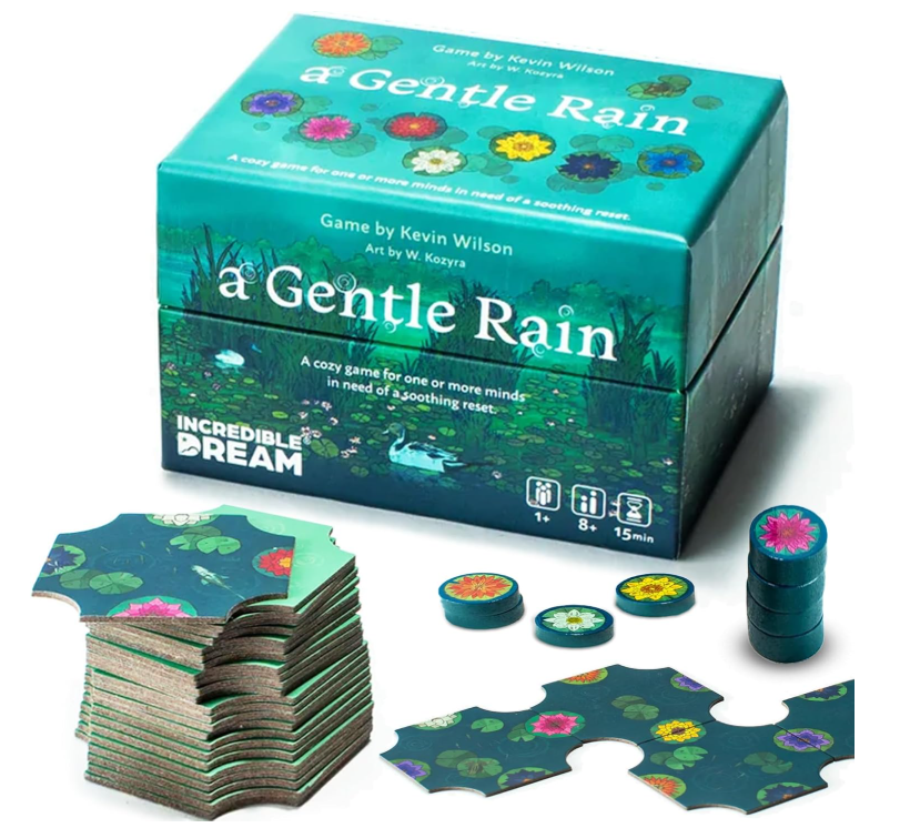 A Gentle Rain: A Quiet Tile-Laying Game